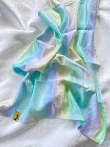 Nature's Rainbow, Gold Label Eco~Silk Lovey, aka "Swaddle Blanket", Sky Song Collection, G1
