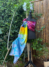 Lehua Twilight Sky, Eco~Silk Ring Sling, Long Length, Gold Label, Rainbow Drift, LLG3