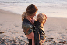 Autumn Harmony Custom Ring Sling: Limited-Edition Gold Base Eco-Silk
