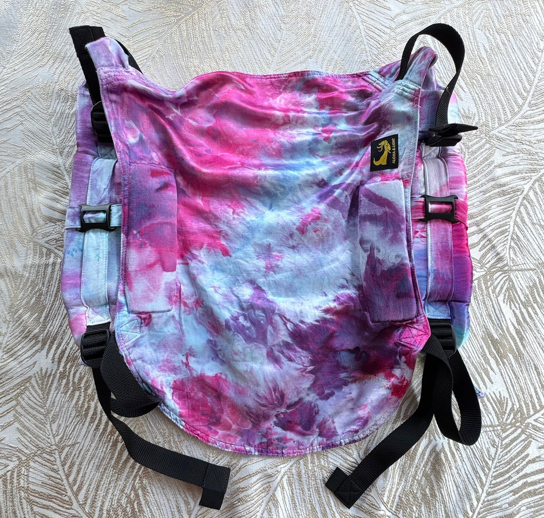 Pink Tide, Black Label, Eco~Silk Onbuhimo, Spring Tide Collection, OB28