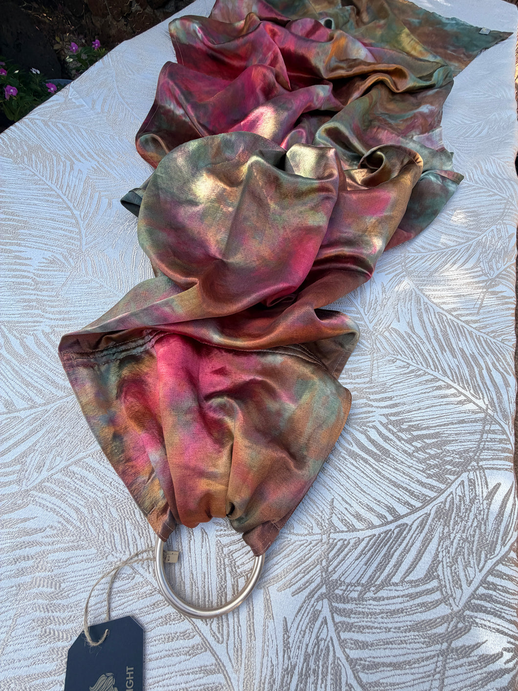 Hina Kea Flame, Long Length, Platinum Label Eco~Silk Ring Sling, Koa Moon Collection, PLL3