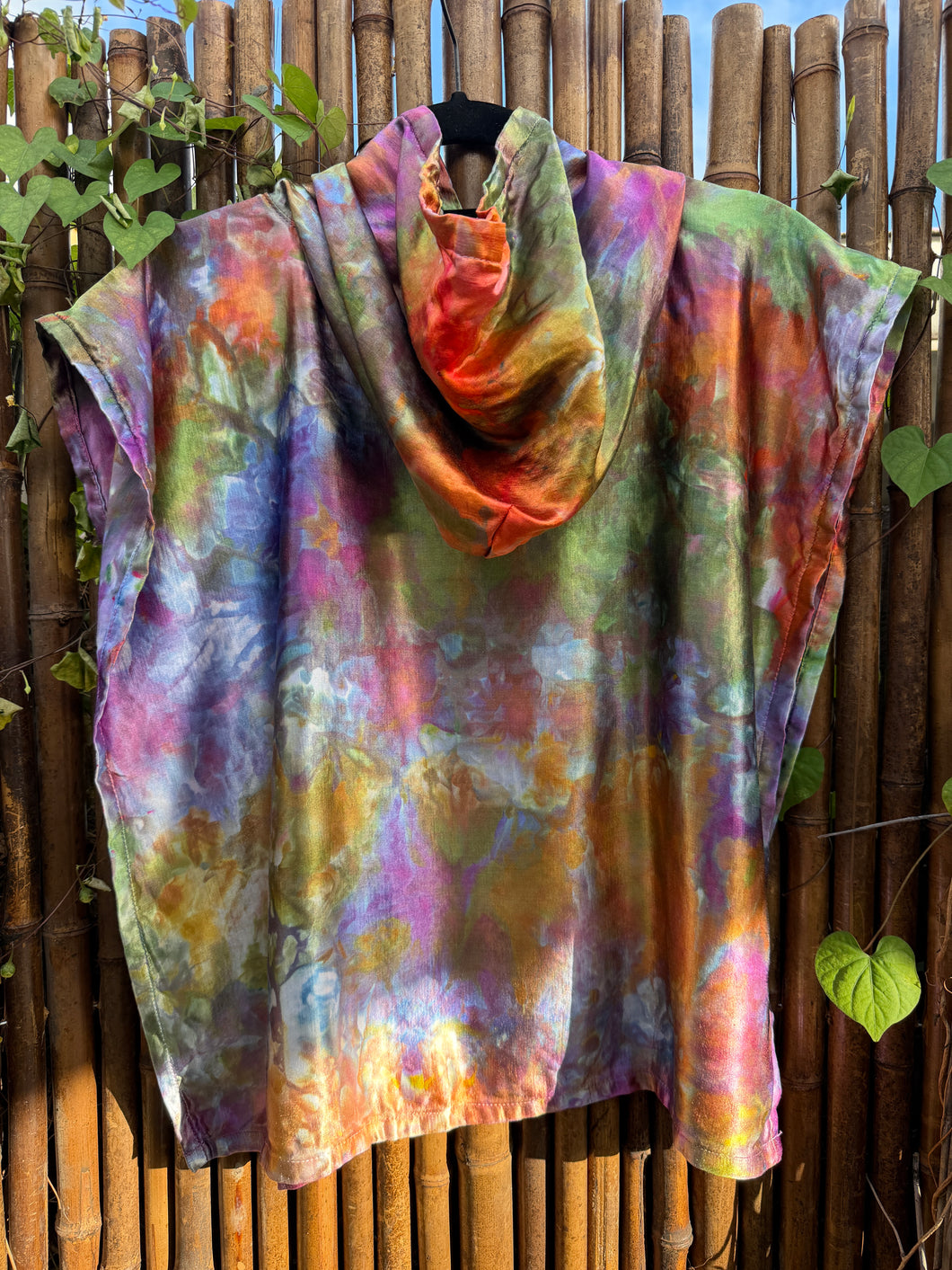 Eco-Grom Hooded Towel, Toddler Size, Black Label, Koa Moon Collection, TB1