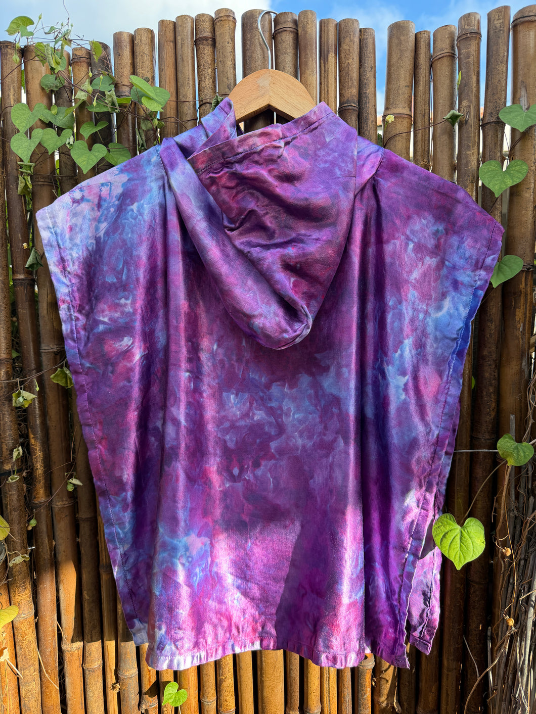 Eco-Grom Hooded Towel, Toddler Size, Black Label, Koa Moon Collection, TB2