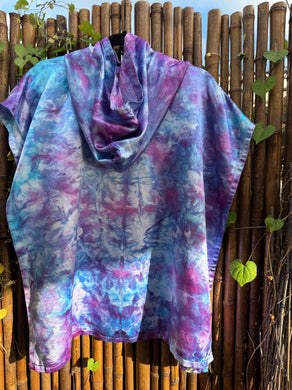 Eco-Grom Hooded Towel, Big Kid Size, Black Label, Koa Moon Collection, BK2