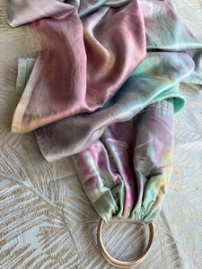 Pastel Sky, Long Length, Platinum Label Eco~Silk Ring Sling, Spring Tide Collection, PLL2