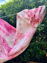 Pink Plumeria, Long Length, Platinum Label Eco~Silk Ring Sling, Spring Tide Collection, PLL3