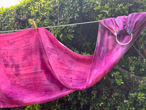 Passion Flower, Long Length, Gold Label Eco~Silk Ring Sling, Spring Tide Collection, GLL2