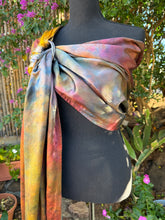 Garden Sunrise, Long Length, Platinum Label Eco~Silk Ring Sling, Koa Moon Collection, PLL1