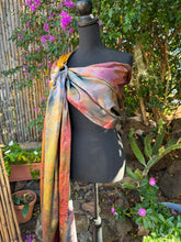 Garden Sunrise, Long Length, Platinum Label Eco~Silk Ring Sling, Koa Moon Collection, PLL1