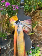 Garden Sunrise, Long Length, Platinum Label Eco~Silk Ring Sling, Koa Moon Collection, PLL1