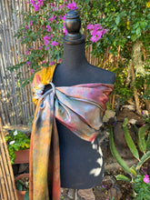 Garden Sunrise, Long Length, Platinum Label Eco~Silk Ring Sling, Koa Moon Collection, PLL1