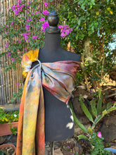 Garden Sunrise, Long Length, Platinum Label Eco~Silk Ring Sling, Koa Moon Collection, PLL1