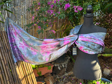 Night Bloom, Long Length, Platinum Label Eco~Silk Ring Sling, Seashells & Rainbows Collection, PLL6