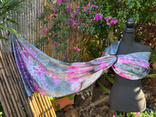 Night Bloom, Long Length, Platinum Label Eco~Silk Ring Sling, Seashells & Rainbows Collection, PLL6