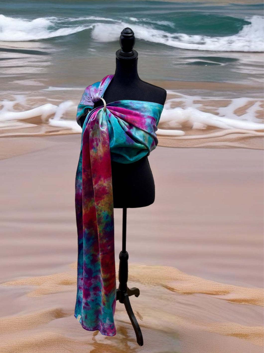 Fire in the Sky, Long Length, Platinum Label Eco~Silk Ring Sling, Spring Tide Collection, PLL1