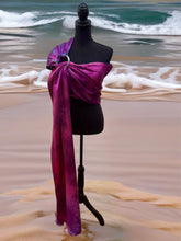 Passion Flower, Long Length, Gold Label Eco~Silk Ring Sling, Spring Tide Collection, GLL2