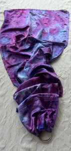 Indigo Aura, Long Length, Platinum Label Eco~Silk Ring Sling, New Black Friday Collection, P6LL