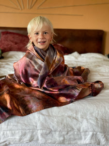 Autumn Majesty Bed-Sized Eco-Blanket: Limited-Edition Gold Base Custom