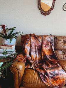Autumn Breeze Perfect Beach Blanket: Limited-Edition Gold Base Eco-Silk Custom