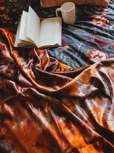 Autumn Majesty Bed-Sized Eco-Blanket: Limited-Edition Gold Base Custom