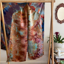 Autumn Elegance Custom Eco-Scarf: Limited-Edition Gold Base Eco-Silk