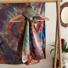 Autumn Elegance Custom Eco-Scarf: Limited-Edition Gold Base Eco-Silk