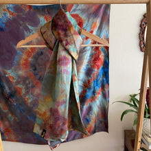 Autumn Elegance Custom Eco-Scarf: Limited-Edition Gold Base Eco-Silk