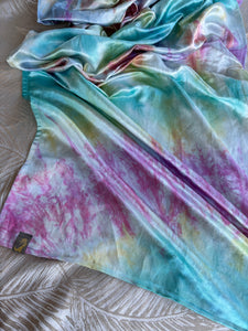 Ocean Treasures, Long Length, Platinum Label Eco~Silk Ring Sling, Seashells & Rainbows Collection, PLL1
