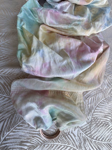 Opal Sky, Long Length, Platinum Label Eco~Silk Ring Sling, Seashells & Rainbows Collection, PLL2