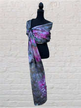 Night Bloom, Long Length, Platinum Label Eco~Silk Ring Sling, Seashells & Rainbows Collection, PLL6