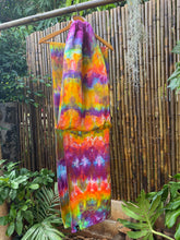 Eco~Silk Ring Sling, Long Length, Black Label, Rainbow Drift, LLB1