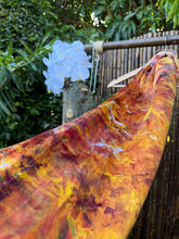 Pele’s Ember, Eco~Silk Ring Sling, Standard Size, Black Label, Rainbow Drift, SB7