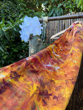 Pele’s Ember, Eco~Silk Ring Sling, Standard Size, Black Label, Rainbow Drift, SB7