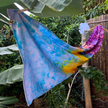 Lehua Twilight Sky, Eco~Silk Ring Sling, Long Length, Gold Label, Rainbow Drift, LLG3